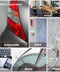 LotFancy mouse sander sandpaper set, 70 pcs, 6-hole pads, assorted grits; collage of car, wood, paint, metal, plastic