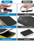 Comparison of flexible wear-resistant sanding sponge versus flat slip-prone block in 25 Piece Sanding Sponge Set 120-600 Grit 3x4 Inch Wet Dry Foam Blocks For Wood.