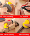 24 Pack Detail Sanding Sponge Set 3 Inch Pads Grit 180-3000 For Edges And Curves used on various materials like jade, wood, and metal