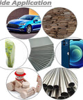 Varied uses of 20 Pcs 3x4 Inch Sanding Sponge Set 400 600 1000 2000 3000 Grit for Wet Dry Use, including car, wood, stone applications.