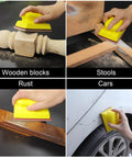 24 Piece Sanding Sponge Set 180 To 3000 Grit Foam Hand Sander 3x4in Wet Dry used on wood, metal, and car surfaces