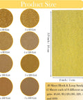 40 Sheet Sandpaper Set with 8 Grits for 16 Contoured Sander Blocks, Size 3.9x2 inches, ideal for Woodworking Moldings