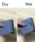 24 Sheet Sandpaper Variety Pack 120 To 3000 Grits With Hand Sander 9x3.6 Inch demonstrating dry and wet sanding on wood surface.