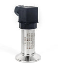 Food Industry Sanitary Diaphragm Pressure Transmitter With Flat Film Design And Quick Fit Anti Blocking Clamp 50.5mm Sensor