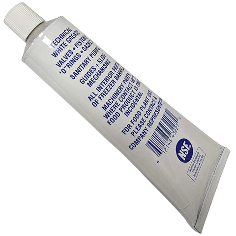 Side view of Petrol-Gel Lubricant, 4oz tube with blue text on packaging, NSF label visible.