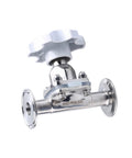 Sanitary Diaphragm Valve For Brewing And Dairy Built Rugged Half To One And A Half Inch SS316L Stainless Steel Clamp Valve