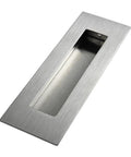 Flush Pull Two Pack Six Inch Rectangular Satin Brushed Hand Polished Chamfered Edges For A Smooth Safe Feel Free Of Sharp Edge Easy Installation