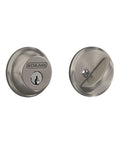Front and side view of High Security Exterior Deadbolt With Hardened Bolt Anti Pick Pins And Anti Drill Plates Keyed Deadbolt For Exterior Doors