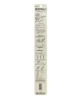 Back packaging of Dual density saw file with a clog resistant blade for woodworking, plastic and metal work; 7.9 inch tool.