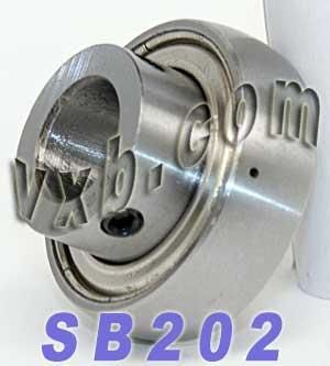 SB202 Bearing 15mm Bore Insert Mounted Bearings - VXB Ball Bearings