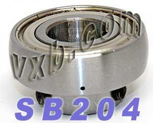 SB204 Bearing 20mm Bore Insert Mounted Bearings - VXB Ball Bearings