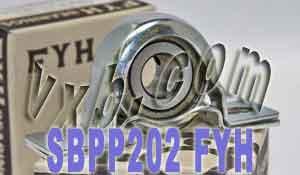 SBPP202 FYH Bearing 15mm Steel pillow type Mounted Bearings - VXB Ball Bearings