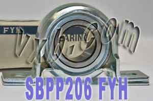 SBPP206 FYH Bearing 30mm Steel pillow type Mounted Bearings - VXB Ball Bearings