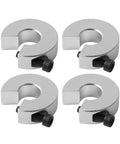 Pack Of 4 SBR16 Shaft Collar Set Clamp On With M5 Set Screw Bore 16mm OD 35mm Thickness 10mm Aluminum Alloy
