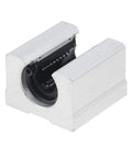 4 Pack SBR16UU Linear Ball Bearing Slide Blocks For SBR16 Rails 16mm Inner Diameter Aluminum Alloy Housing With Steel Bearings