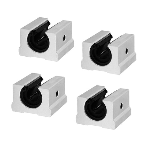 Set of 4pcs SBR20UU square blocks for SBR20 Linear Rail Kit with 2pcs 2000mm Rails & 4pcs SBR20UU Square Blocks, 20mm Supported Linear Guide System