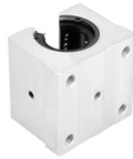 Open Type SBR30UU Linear Motion Bearing Slide Block for 30mm Rails, Aluminum Alloy Construction, close-up view