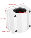 ✝️ Slide Block, 2Pcs SC20UU 20mm Linear Motion Ball Bearing Slide Block Bushing CNC Linear Unit