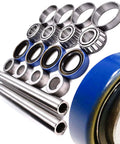 Heavy Duty Switch 2 Front Wheel Bearing Rebuild Kit With Axle Sleeve For Scag Lawn Mowers 43581 482621 482622 43584