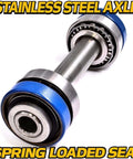 Heavy Duty Switch 2 Front Wheel Bearing Rebuild Kit With Axle Sleeve For Scag Lawn Mowers 43581 482621 482622 43584