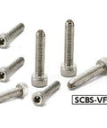SCBS-M10-30-VF NBK Clamping Cap Vacuum Vented Screws with flat ball for Vacuum Devices Made in Japan - VXB Ball Bearings