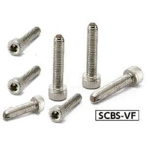 SCBS-M10-60-VF NBK Clamping Cap Vacuum Vented Screws - flat ball for Vacuum Devices - Made in Japan, multiple screws display