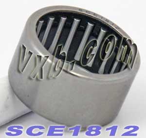 SCE1812 Needle Bearing 1 1/8x1 3/8x3/4 inch - VXB Ball Bearings