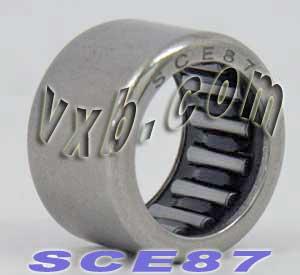 SCE87 Needle Bearing 1/2x11/16x7/16 inch - VXB Ball Bearings