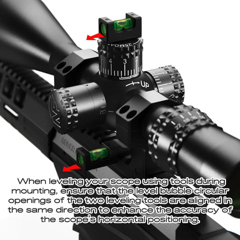 Precision Scope Alignment Tool Set For Perfect Shots Featuring Magnetized Action Level Bubble And Picatinny Level Bubble To Correct Cant And Prevent Horizontal Drift Easy To Use Scope Mounted Engineering Level For Accurate Targeting And Consistent Shoots on rifle