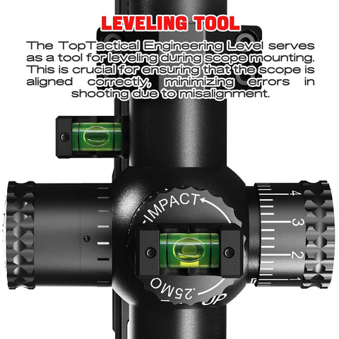 Precision Scope Alignment Tool Set For Perfect Shots Featuring Magnetized Action Level Bubble And Picatinny Level Bubble