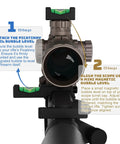 Precision Scope Leveling Kit With Magnetic Bubble Level And Anti Cant Device For Scope Mounting On Picatinny Rails Easy At Home Range Or Field Setup For Quick And Accurate Turret And Action Leveling Factory Calibrated Bubble Vials For Alignment, attached for alignment on rifle scope