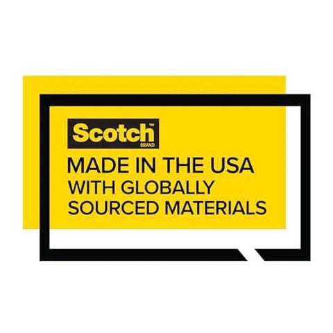 Scotch Heavy Duty Shipping Packing Tape With Dispenser, Made in USA with Globally Sourced Materials label