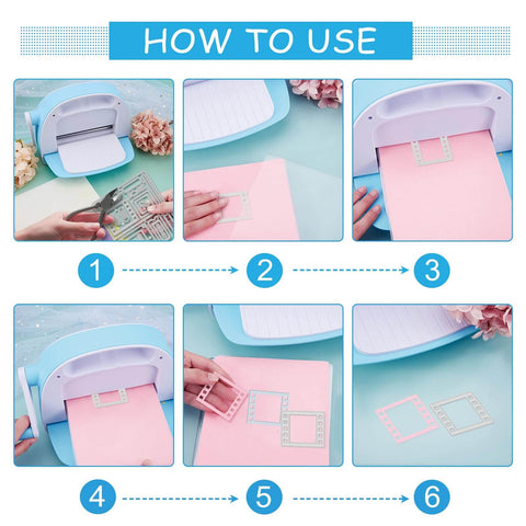 Step-by-step guide for using Two Sets Dope Folder Slide Die Cuts For Scrapbooking And Card Making With Carbon Steel Cutting Dies