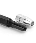 Close-up of part from 3 Piece Scraper Deburring Tool Set With Adjustable Trimming Blade Triangular Trimmer Pencil Steel Cutter