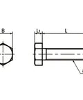 SPT-M4-25-H NBK Plastic Screw - Hex Head Screws - PTFE Teflon® Japan Made dimensions diagram with label measurements.