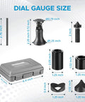 Heavy Duty Screw Jack Set For Leveling Milling And Drilling Machines With A 2.25 To 3.72 Inch Range And A 1.25 Inch Base Diameter