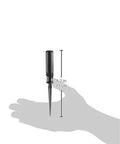 Heavy Duty Screwdriver Handle Reamer Three Thirty Second To Three Eighths Inch in hand showing size and fluted grip