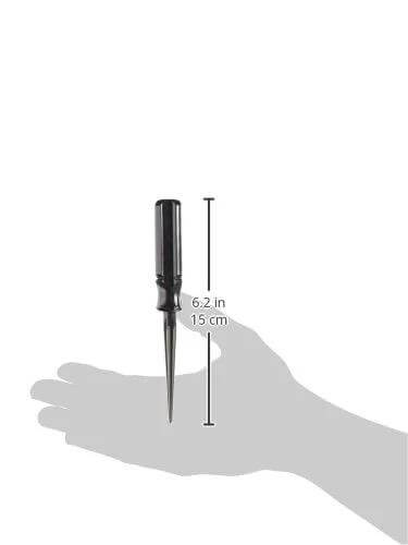Heavy Duty Screwdriver Handle Reamer Three Thirty Second To Three Eighths Inch in hand showing size and fluted grip