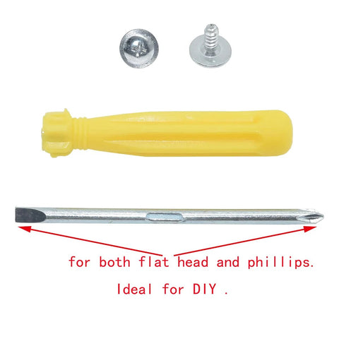 Screws and tool for Carry On Travel Suitcase Spinner Wheels Replacement Left And Right Caster With Screws And Tool 2 Pcs
