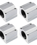 SCS20UU 20mm Linear Bearing Slide Block Set For CNC Machines And 3D Printers Aluminum Pillow Block Closed Linear Bearing