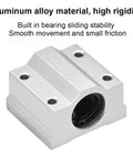SCS20UU 20mm Linear Bearing Slide Block Set For CNC Machines And 3D Printers Aluminum Pillow Block Closed Linear Bearing Low Friction