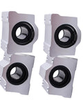 Four SCS20UU slide blocks from Two Pcs 20x1200mm Linear Shaft Optical Axis Kit With Four SK20 Linear Rail Supports for CNC Machines