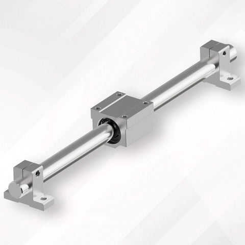 ✝️ 4 pcs scs6uu linear ball bearings, 6mm id×25mm length linear ball bearing aluminum slide block shown in smooth motion setup