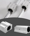 4Pcs SCS8UU Linear Motion Ball Bearing Slide Block ID 8mm Aluminum Bushing Linear Rail Support Guide Shaft Bearing for Printer Parts