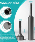 Go To SDS Plus Ground Rod Driver Set For Five Eighths And Three Quarters Inch Ground Rods product sizes and dimensions display