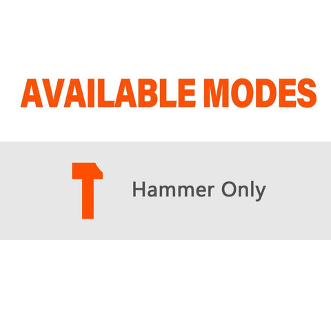 Powerful 1300W SDS Max Demolition Hammer Delivers Fast Concrete Breaking and Floor Tile Removal With 12 Pound Weight, mode selection display