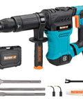 Powerful 1300W SDS Max Demolition Hammer Delivers Fast Concrete Breaking and Floor Tile Removal With 12 Pound Weight, 4100 BPM, and 15 Joules of Impact Energy