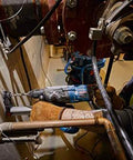Worker using One And One Eighth Inch SDS-Plus Bulldog Xtreme Max Rotary Hammer For Concrete Drilling And Chiseling In Masonry