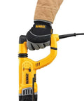 Lightweight corded SDS rotary hammer with Active Vibration Control in use, featuring 3.0 J impact energy and 8.5 A motor