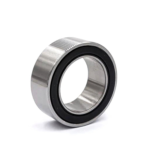 Sealed double row angular contact bearing 12x21x7mm delivers high speed, high load performance for pumps, compressors, gearboxes, CNC machinery